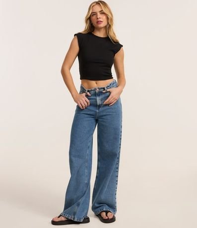 Blusa Acanalada con Sisa Diferenciada 2