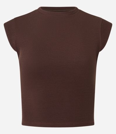 Blusa Acanalada con Sisa Diferenciada 5