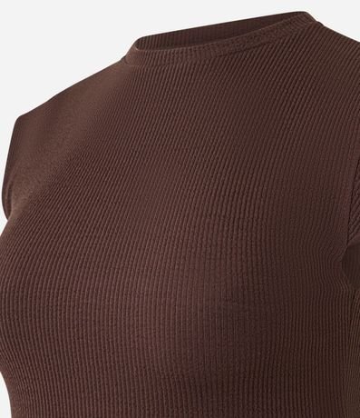 Blusa Acanalada con Sisa Diferenciada 6