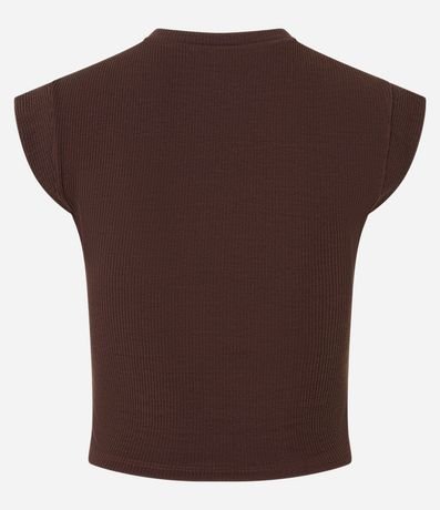 Blusa Acanalada con Sisa Diferenciada 7