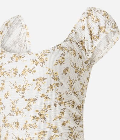 Vestido Midi en Viscosa Texturizada y Estampada Liberty 7