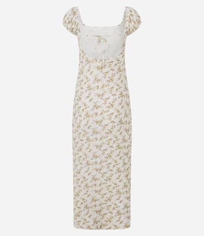 Vestido Midi en Viscosa Texturizada y Estampada Liberty 8