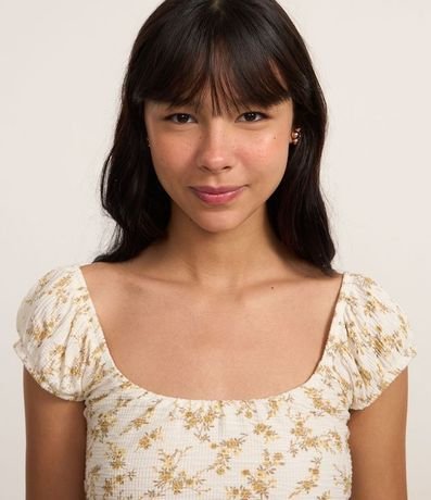 Vestido Midi en Viscosa Texturizada y Estampada Liberty 3