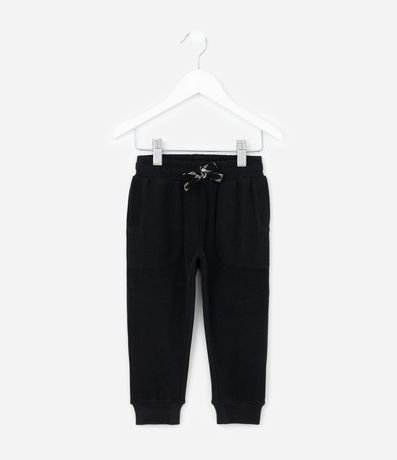 Pantalón Infantil en Felpa Liso con Cordón Ajustable - Talle 1 A 6 años 1