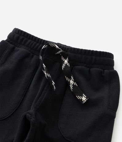 Pantalón Infantil en Felpa Liso con Cordón Ajustable - Talle 1 A 6 años 7