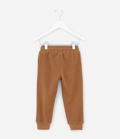 Pantalón Infantil en Felpa Liso con Cordón Ajustable - Talle 1 A 6 años 2