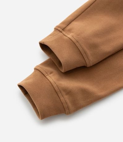 Pantalón Infantil en Felpa Liso con Cordón Ajustable - Talle 1 A 6 años 6