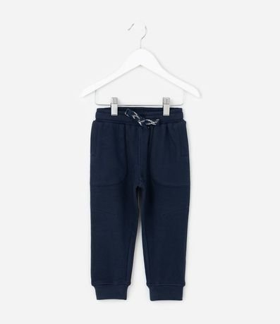 Pantalón Infantil en Felpa Liso con Cordón Ajustable - Talle 1 A 6 años 2