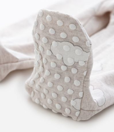 Mono Infantil con Estampado de Nuvens y Pie Cerrado – Talle RN a 18 Meses 5
