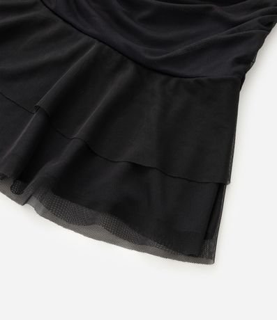 Vestido Infantil Sin Breteles en Tule - Talle 5 a 14 años 5