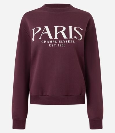 Saco de Algodón con Lettering Paris Champs Élysées 5