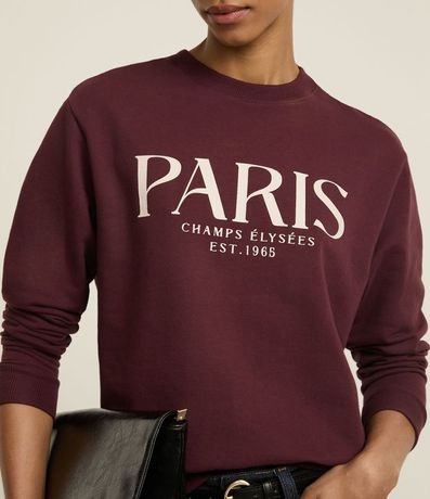 Saco de Algodón con Lettering Paris Champs Élysées 3