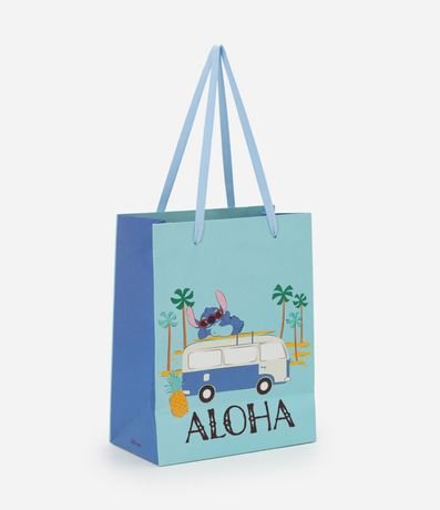 Bolsa de Regalo Pequeña con Estampa de Stitch Aloha