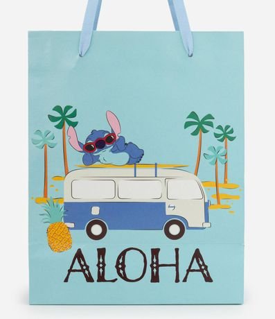 Bolsa de Regalo Pequeña con Estampa de Stitch Aloha 3
