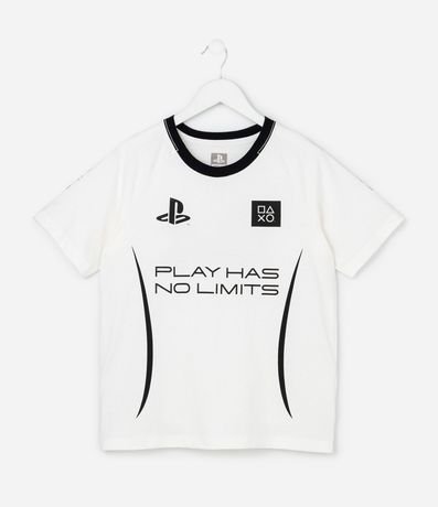 Remera Infantil en Algodón Playstation - Talle 5 a 14 años