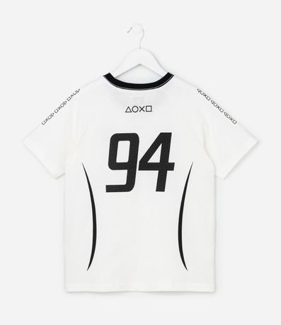 Remera Infantil en Algodón Playstation - Talle 5 a 14 años 2