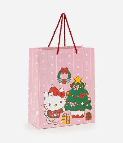 Bolsa de Regalo Mediana con Estampa de Navidad Hello Kitty 1