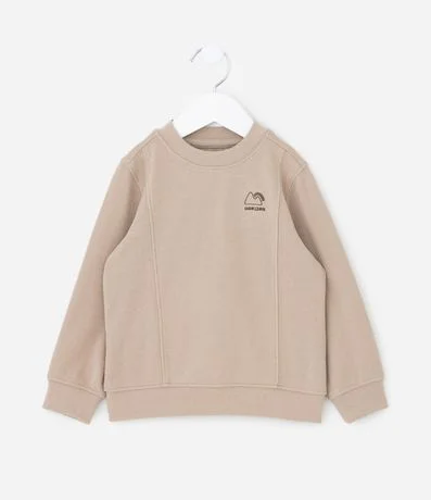 Buzo Infantil en Fleece Canelado con Recortes y Bordados – Talle 1 a 5/6 años