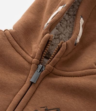Campera Infantil con Sherpa y Bordado – Talle 1 a 5/6 años 8