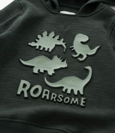 Saco Infantil con Dinosaurio en Relieve y Capucha – Talle 1 a 6 años 8