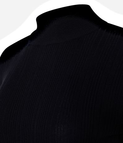 Blusa Rectilínea Punto con Cuello Alto Adulto 5