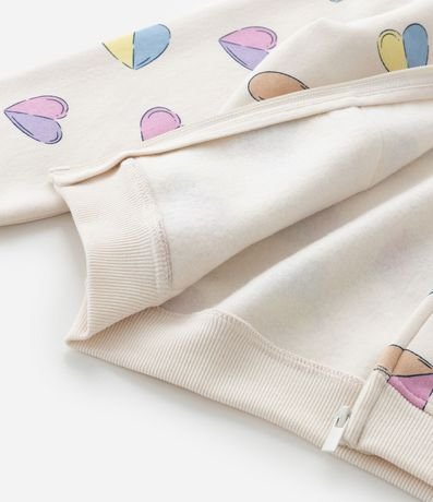 Campera Infantil en Algodón con Estampado de Corazones – Talle 1 a 5 años 5