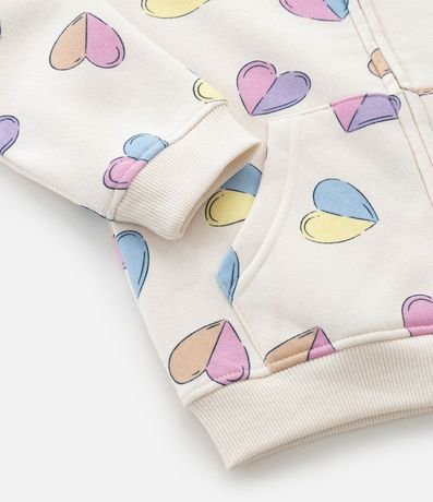 Campera Infantil en Algodón con Estampado de Corazones – Talle 1 a 5 años 6
