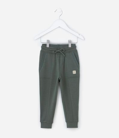 Pantalón Infantil en Modal con Recortes y Bolsillos - Talle 1 a 6 años