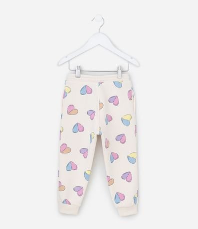 Pantalón Infantil Jogger con Estampado de Corazones – Talle 1 a 5 años 2