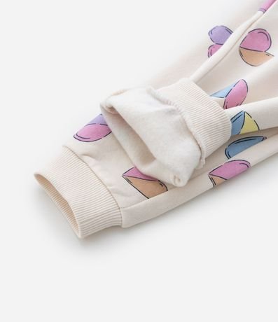 Pantalón Infantil Jogger con Estampado de Corazones – Talle 1 a 5 años 4