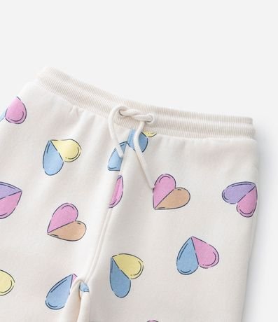 Pantalón Infantil Jogger con Estampado de Corazones – Talle 1 a 5 años 6