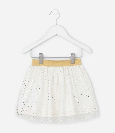 Pollera Infantil en Tule con Estampa de Lunares - Talle 1 a 6 años 2