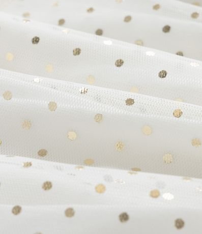 Pollera Infantil en Tule con Estampa de Lunares - Talle 1 a 6 años 3