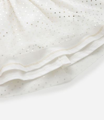 Pollera Infantil en Tule con Estampa de Lunares - Talle 1 a 6 años 4