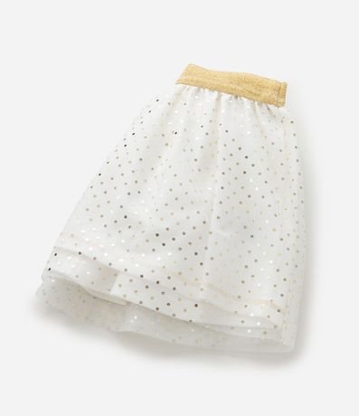 Pollera Infantil en Tule con Estampa de Lunares - Talle 1 a 6 años 6