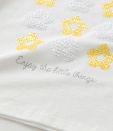 Conjunto Infantil con Flores de Lentejuelas - Talle 1 a 6 años 9