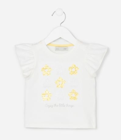 Conjunto Infantil con Flores de Lentejuelas - Talle 1 a 6 años 3