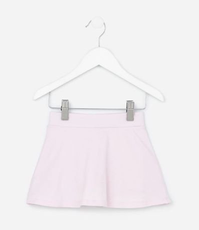 Short Pollera Infantil Básico en Algodón - Talle 1 a 6 años