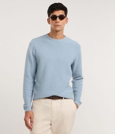 Suéter en Tejido de Punto Maquinetado