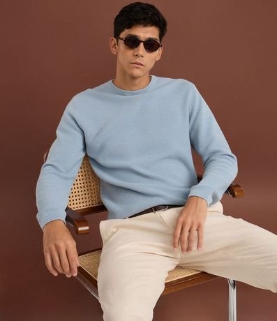 Suéter en Tejido de Punto Maquinetado 4