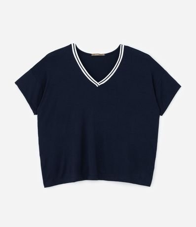 Blusa Alargada en Viscolycra Curve & Plus Size