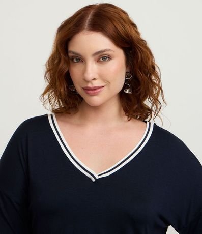 Blusa Alargada en Viscolycra Curve & Plus Size 2