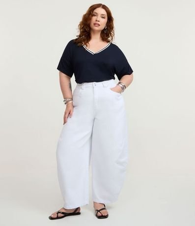 Blusa Alargada en Viscolycra Curve & Plus Size 3