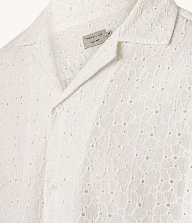 Camisa Comfort en Algodón con Textura y Laise Florida 2