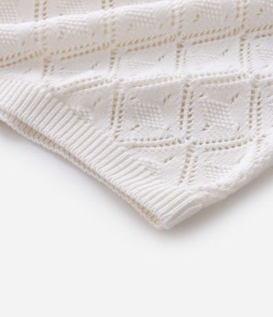 Camisa Polo con Efecto Crochet y Textura en Rombo 7