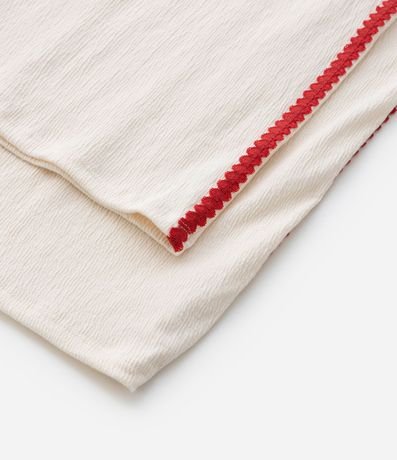 Pantalón Infantil Wide Leg en Anarruga con Aplicación de Sianinha - Talle 7 a 14 años 5