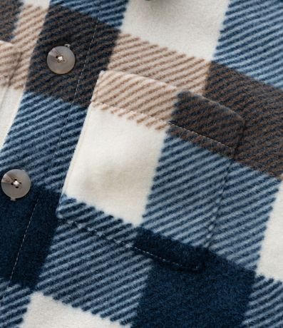 Camisa Infantil en Fleece con Estampado de Cuadros – Talle 1 a 5/6 años 6