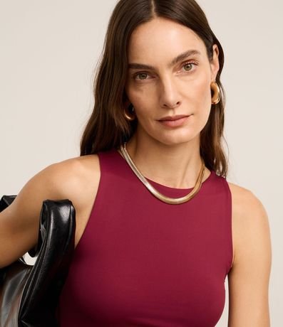 Blusa en Poliamida con Cuello Redondo 3