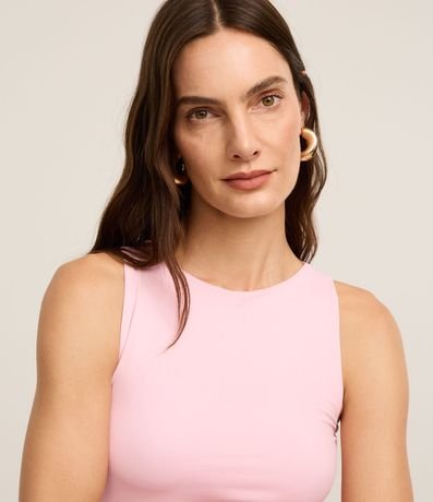 Blusa en Poliamida con Cuello Redondo 4