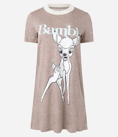 Camisón Manga Corta con Estampado Bambi 3